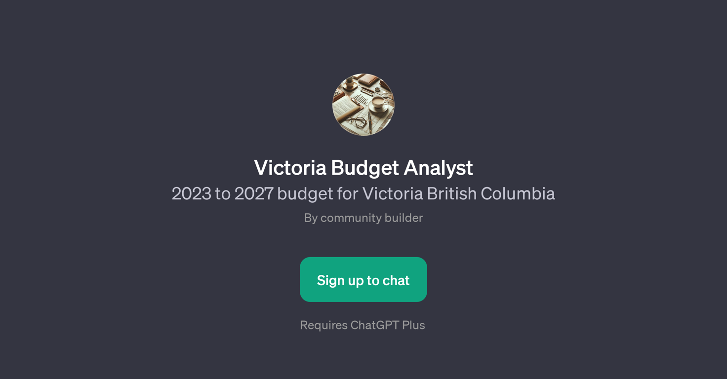 Victoria Budget Analyst website