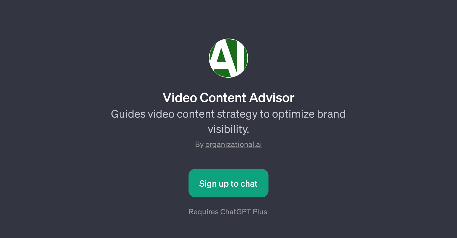 Video Content Advisor website