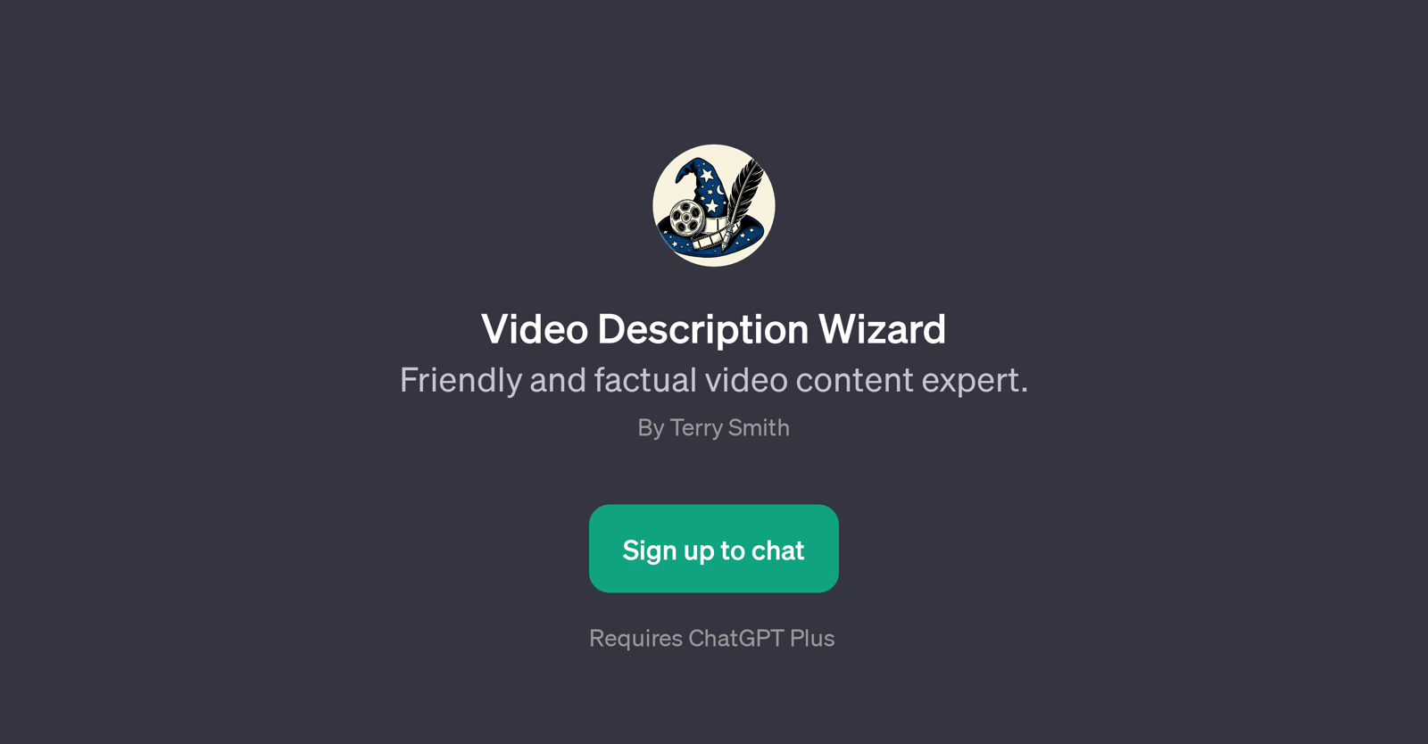 Video Description Wizard website