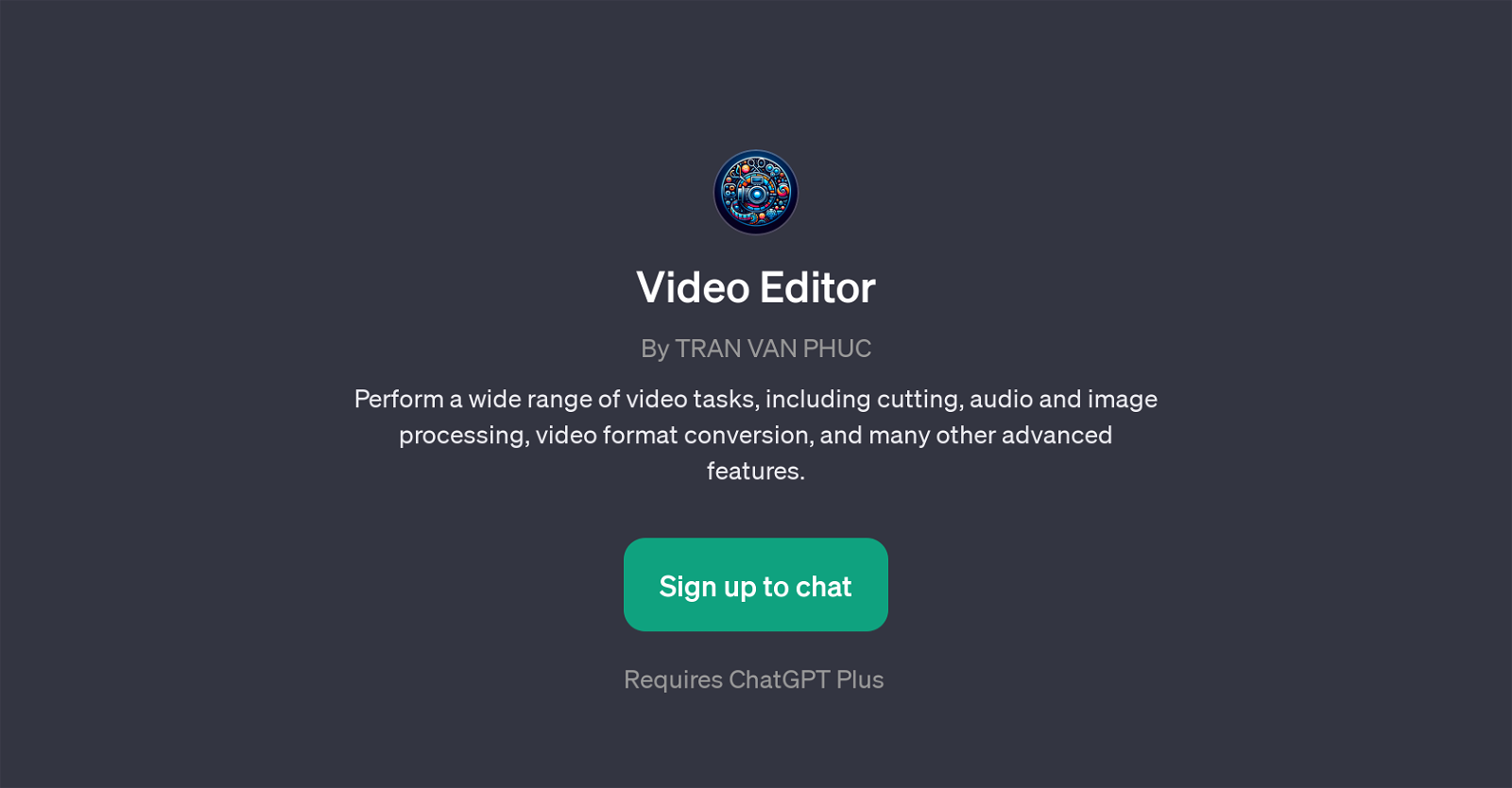 Video Editor website