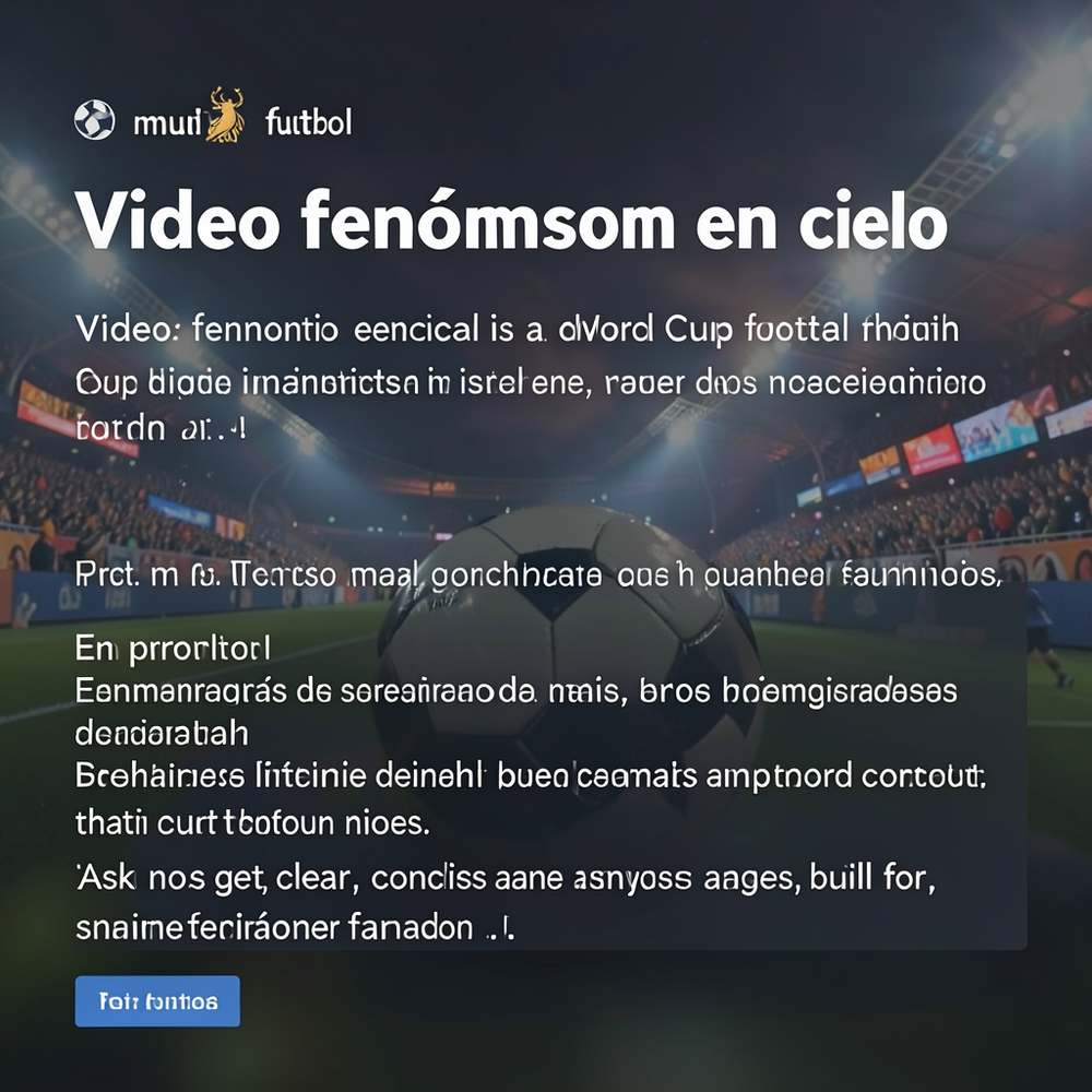 Video fenómeno en cielo website