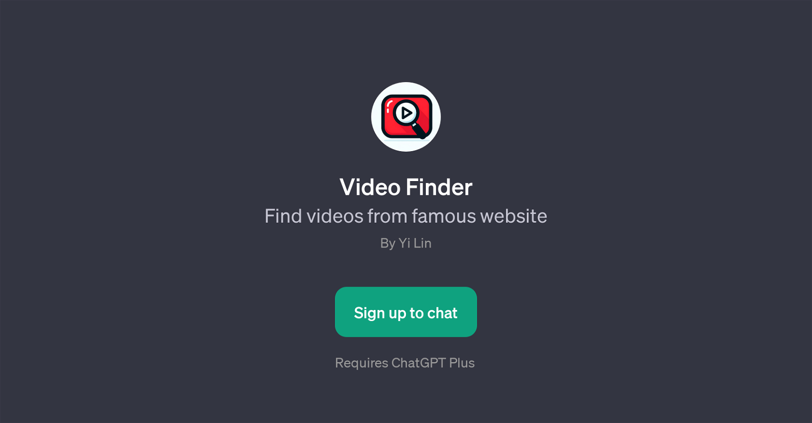 Video Finder website