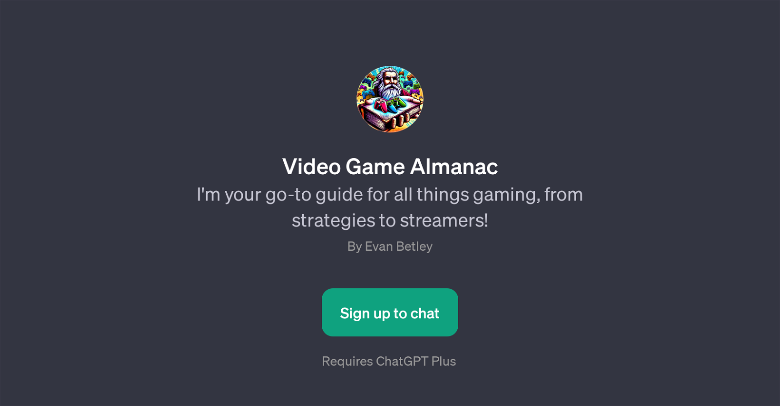 Video Game Almanac website