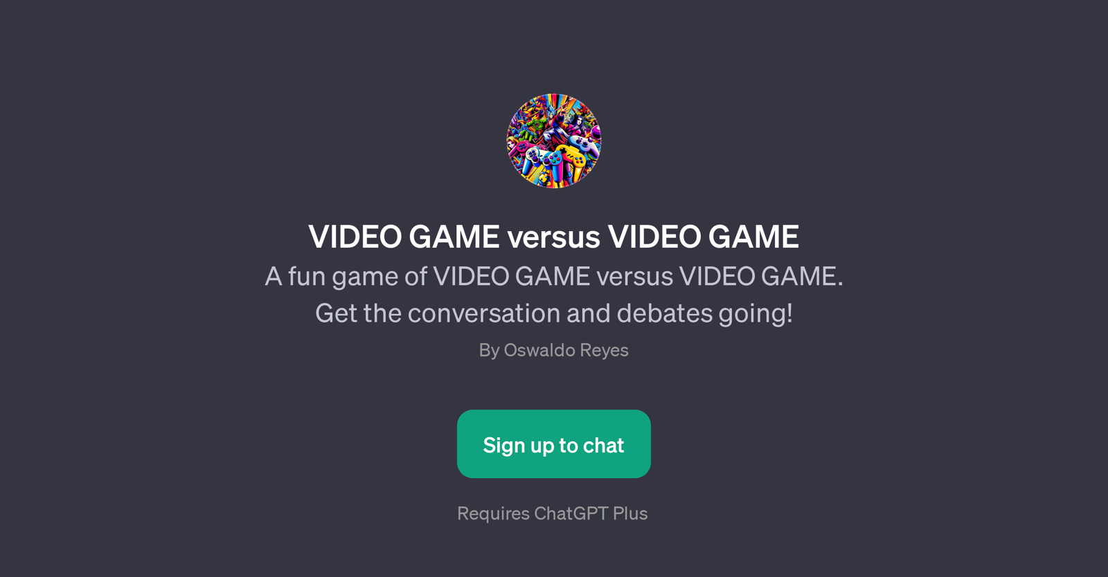 VIDEO GAME versus VIDEO GAME website