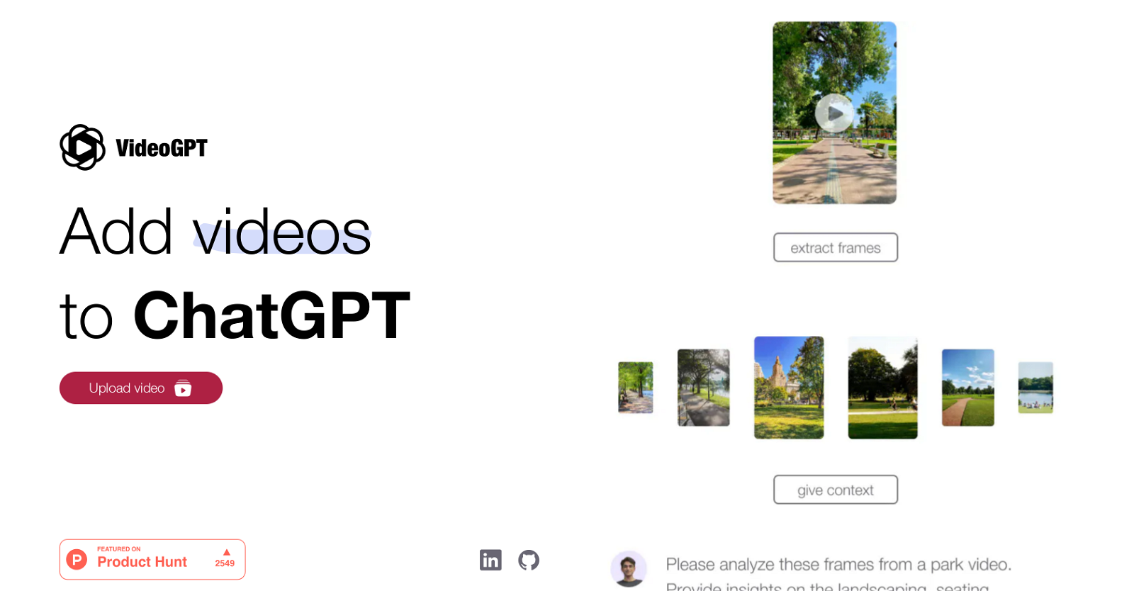 Video-GPT website