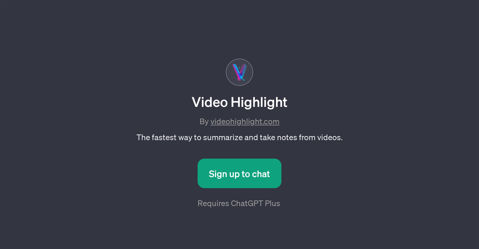 Video Highlight website