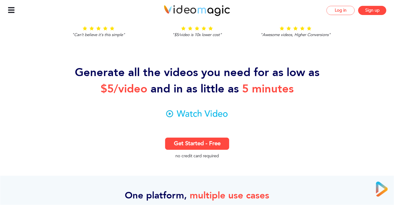 Video Magic website