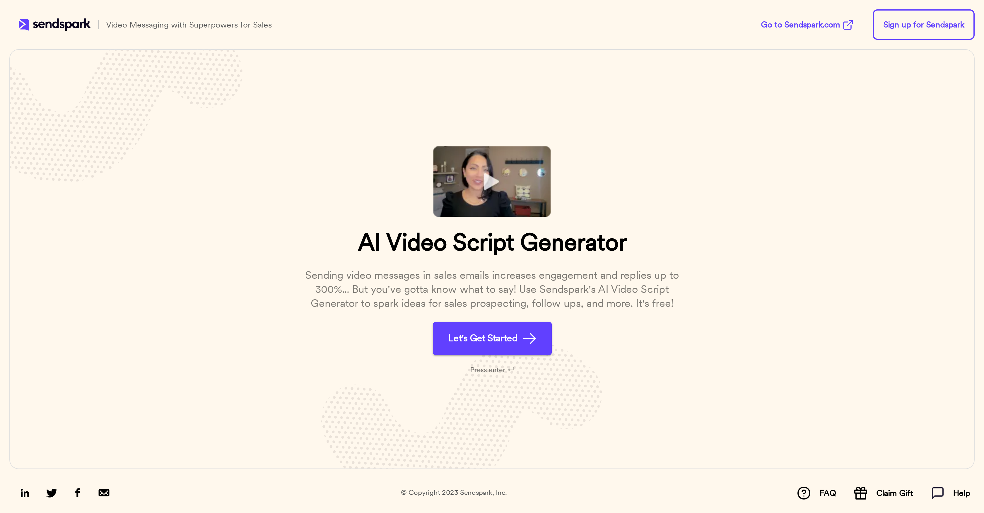 Video script generator