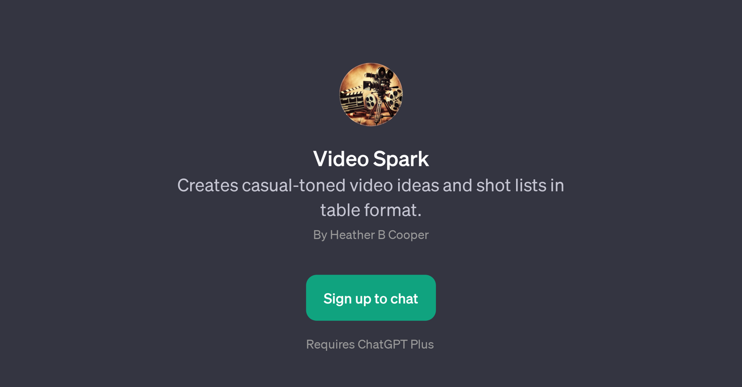 Video Spark website