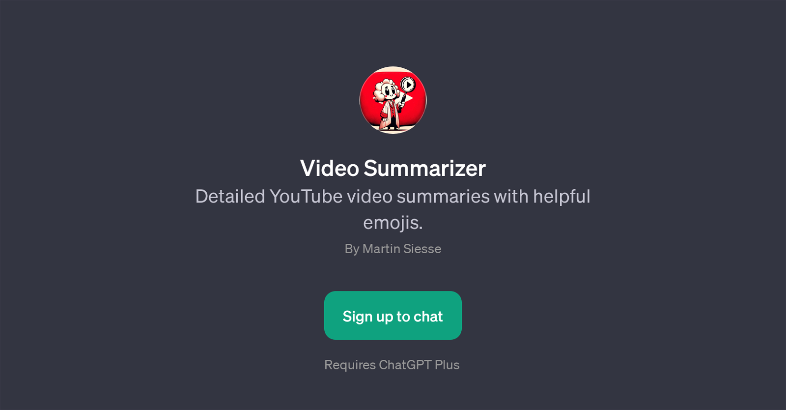 Video Summarizer website