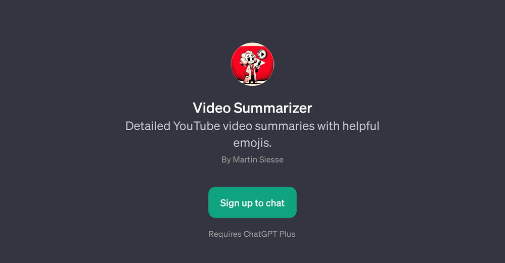 Video Summarizer website