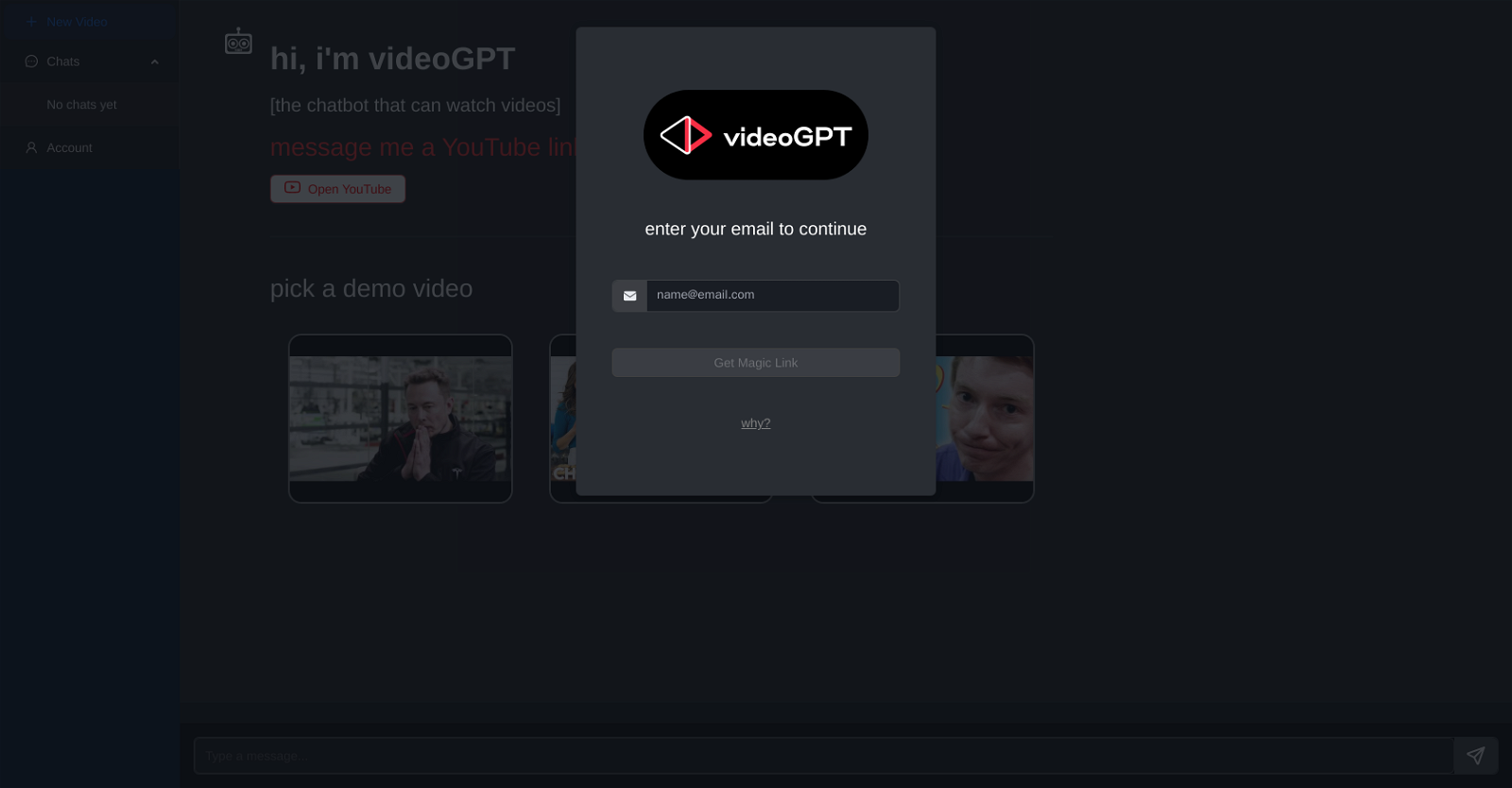VideoGPT Pro website
