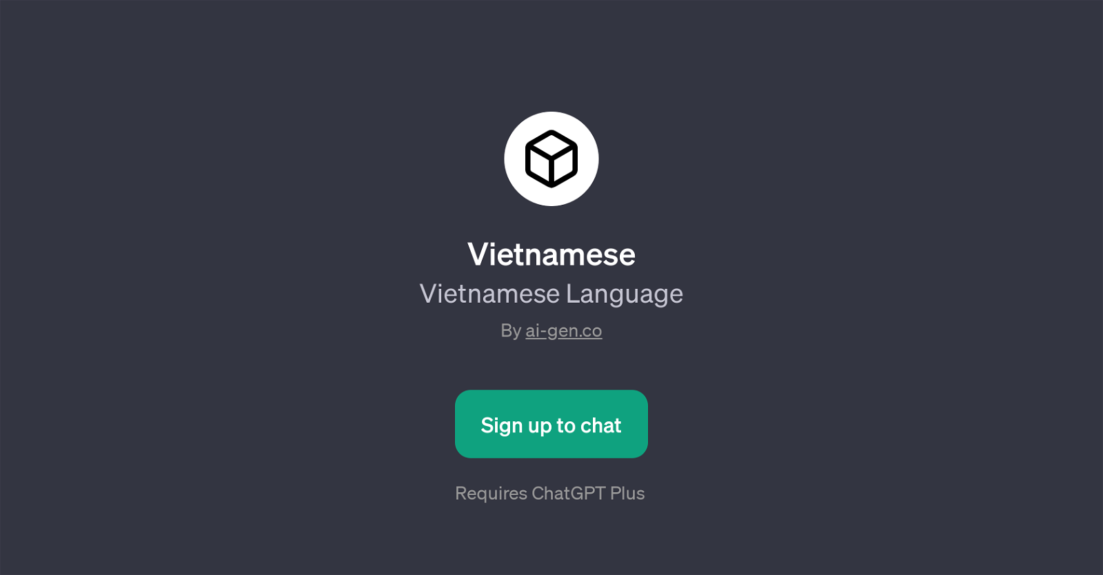 Vietnamese Language GPT website