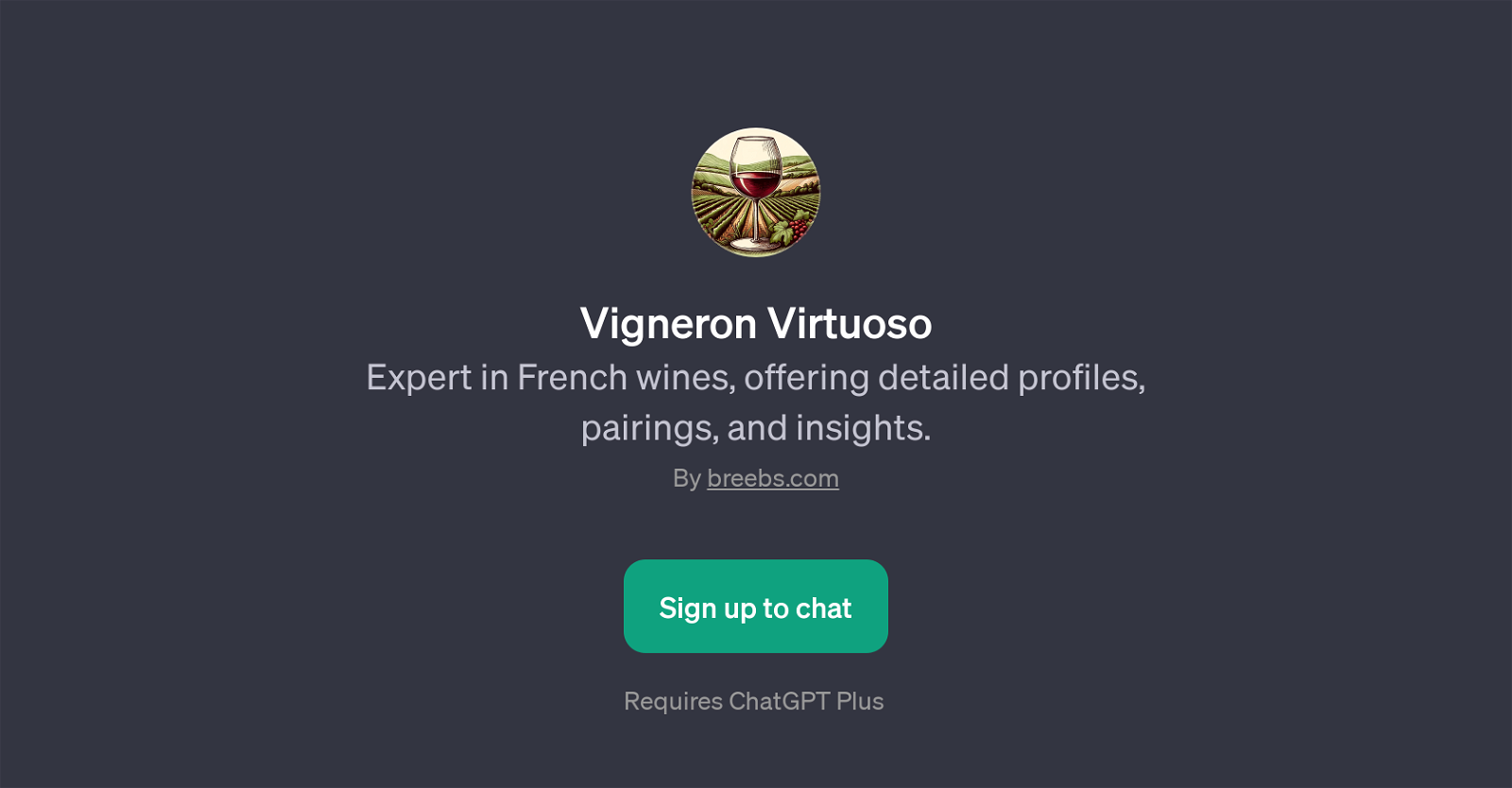 Vigneron Virtuoso website