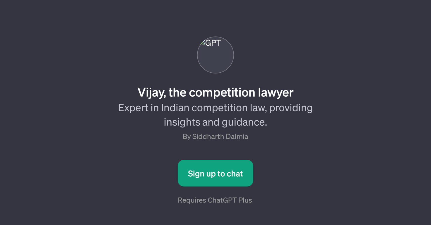 Vijay, the competition lawyer website