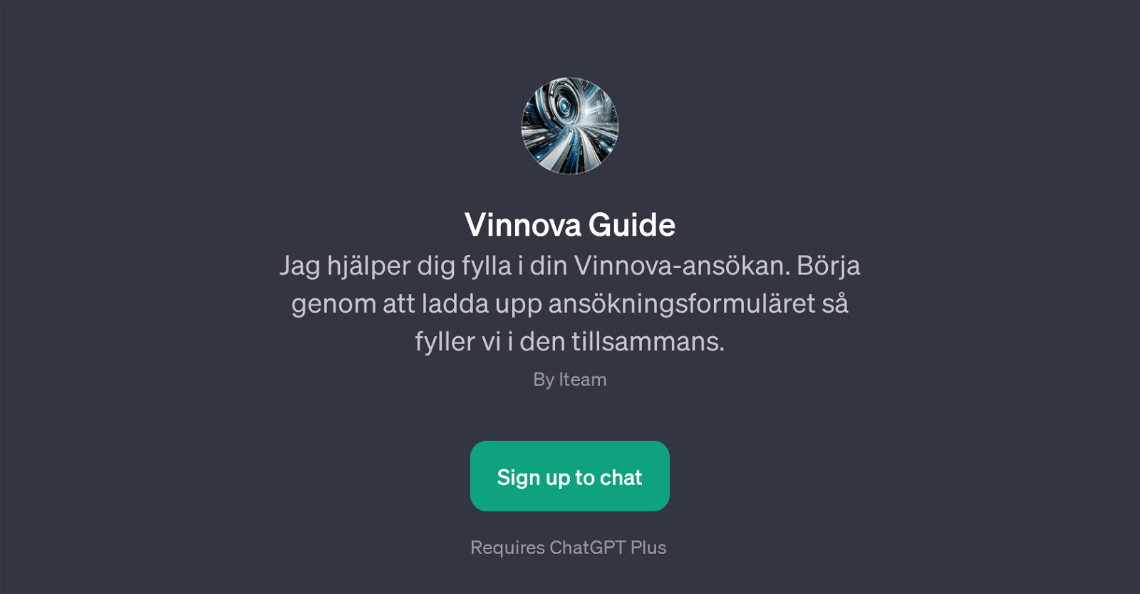 Vinnova Guide website