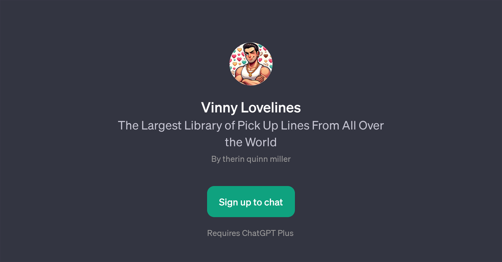 Vinny Lovelines website