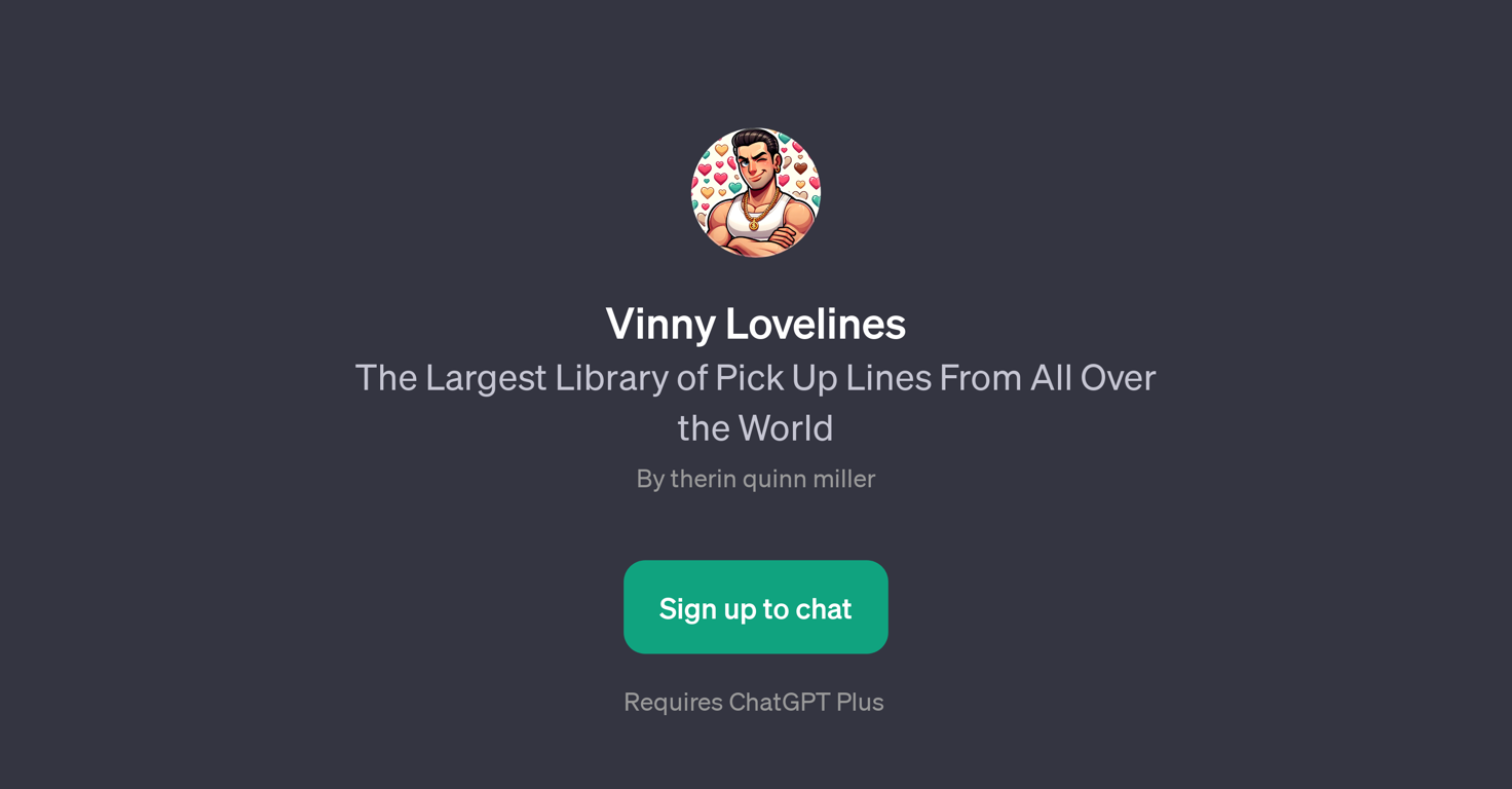 Vinny Lovelines website