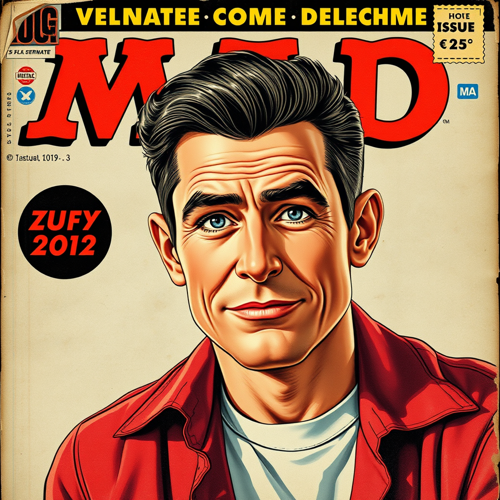 Vintage Comic Book Cover — Hyperrealistic Retro Magazine Style website