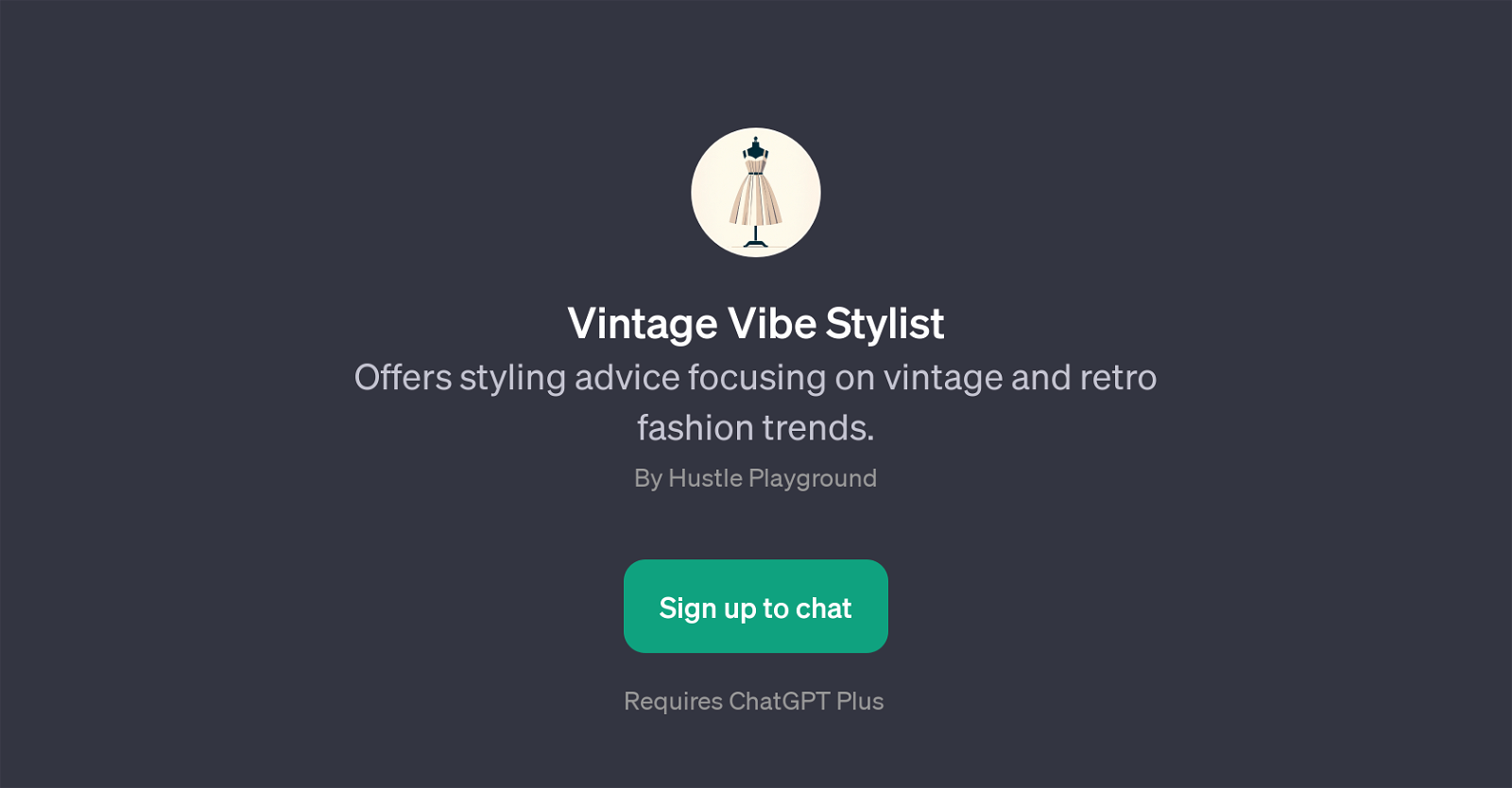 Vintage Vibe Stylist website