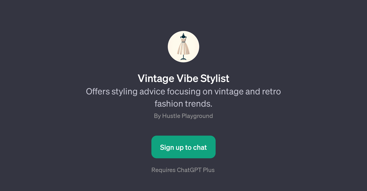 Vintage Vibe Stylist website
