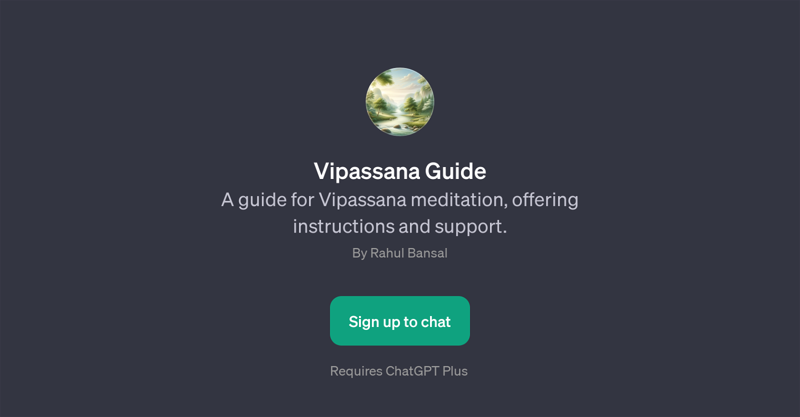 Vipassana Guide website
