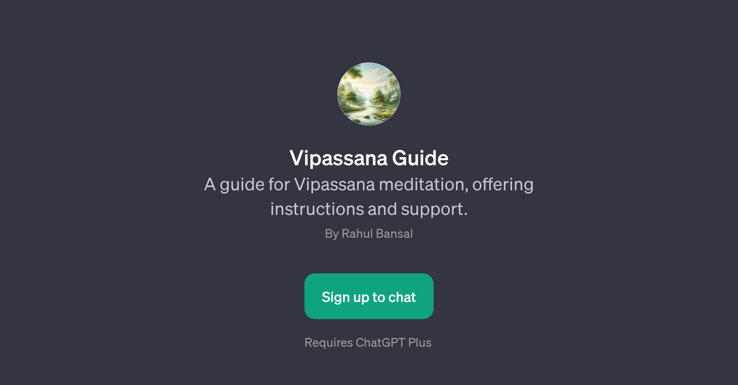 Vipassana Guide website