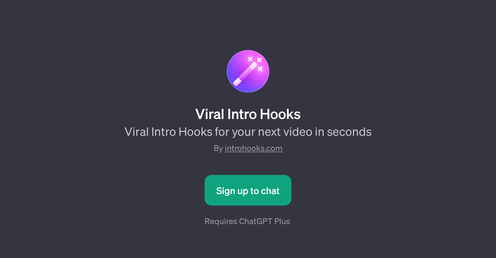 Viral Intro Hooks website