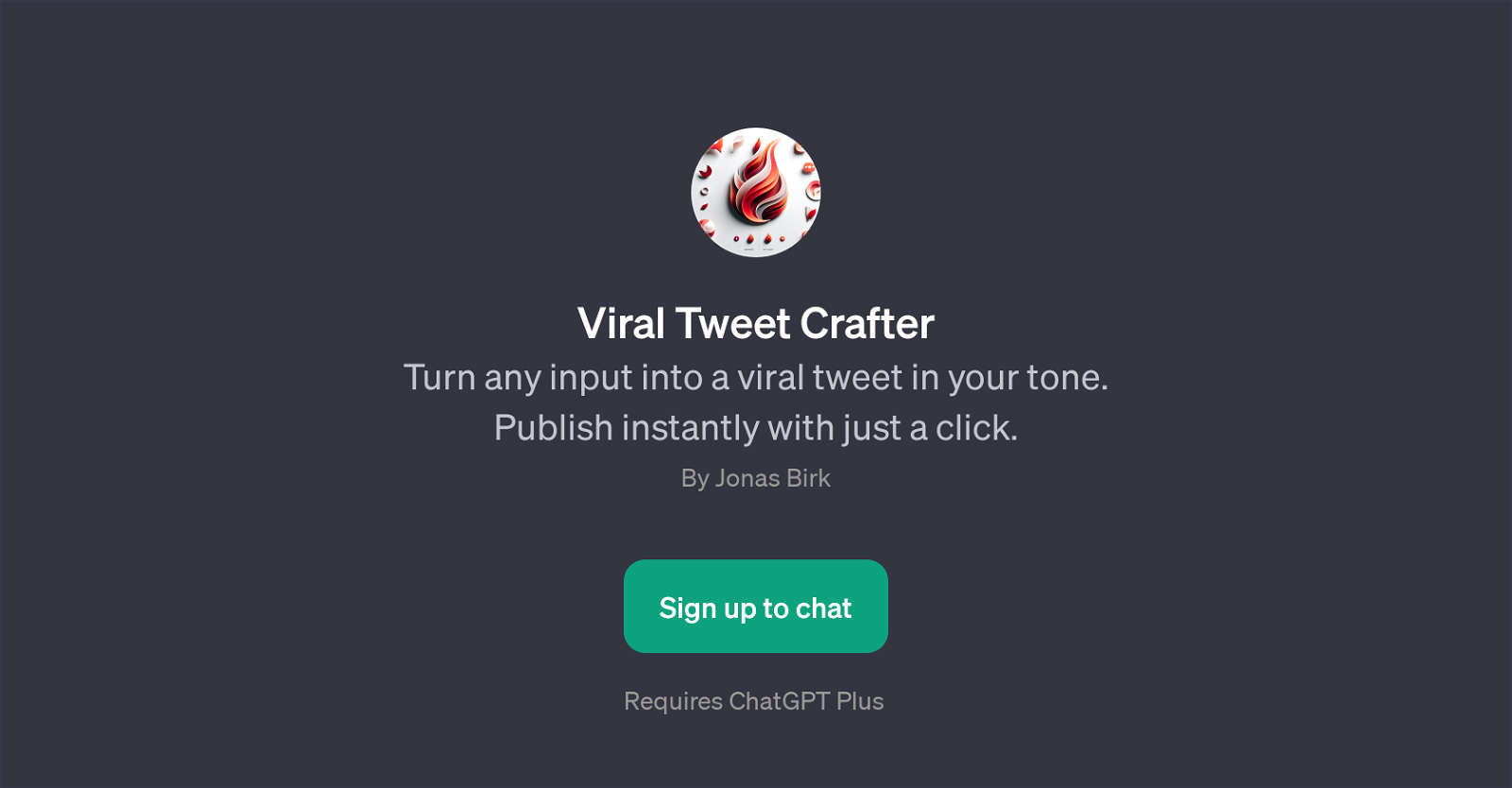 Viral Tweet Crafter website