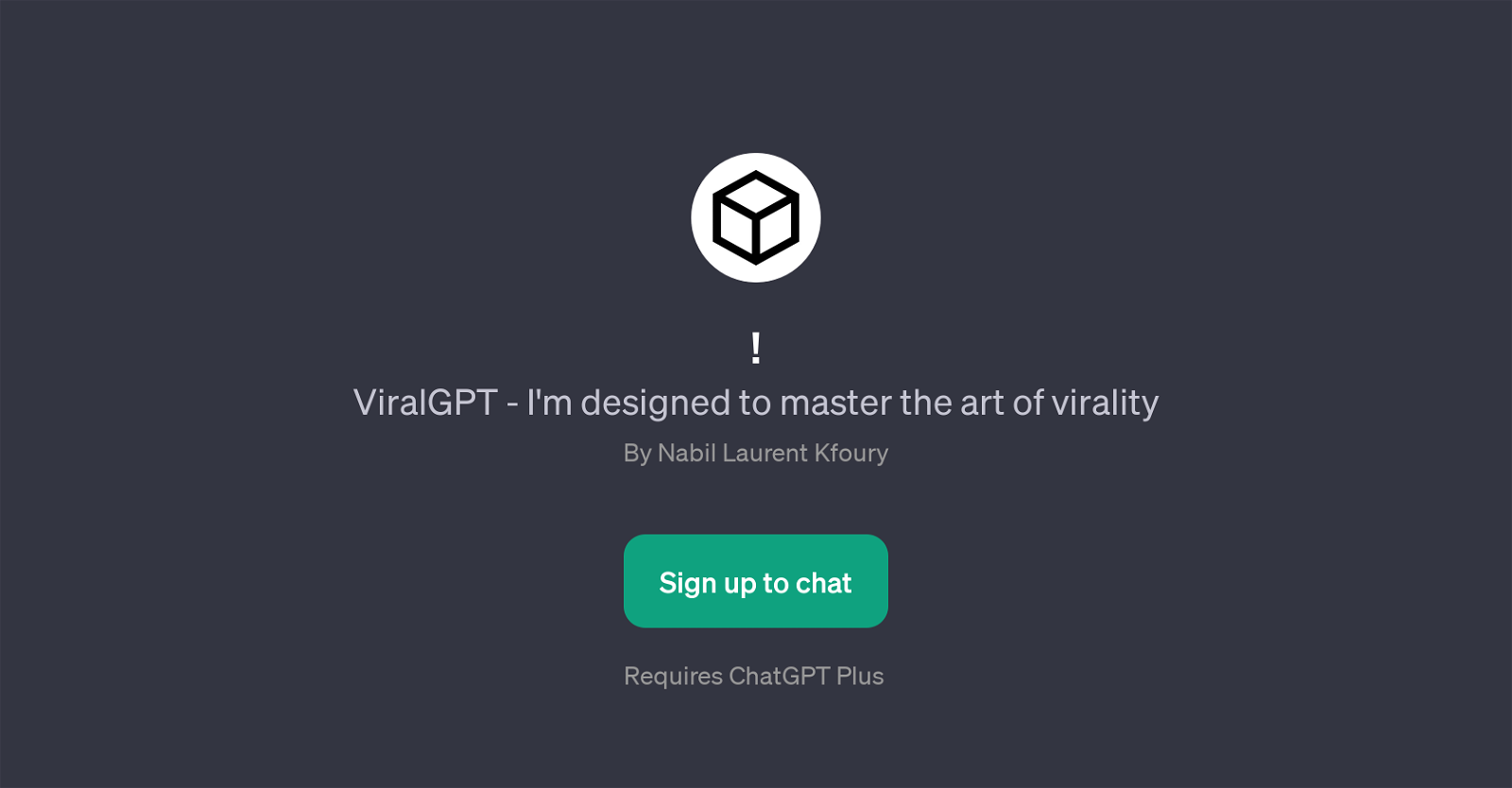 ViralGPT website