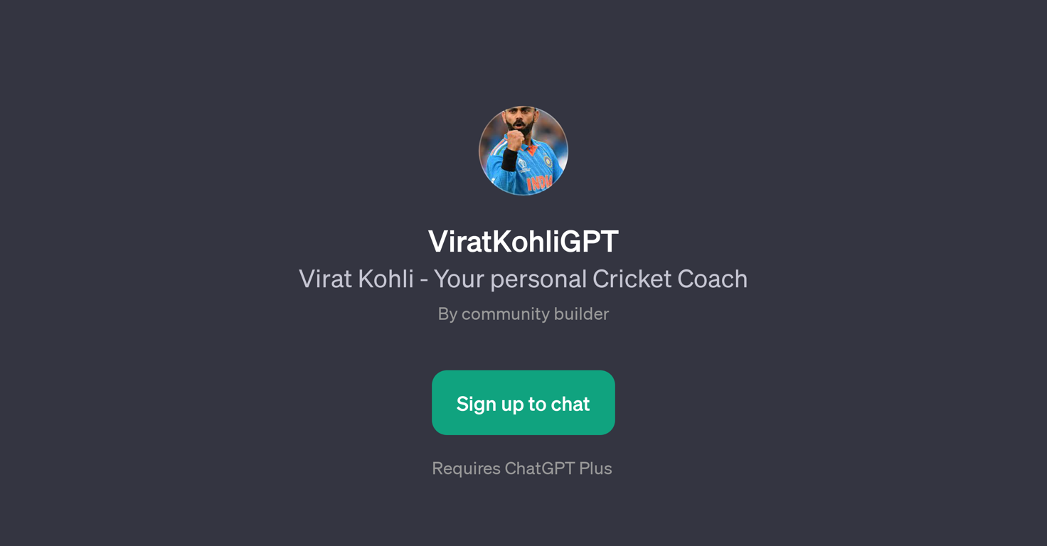 ViratKohliGPT website