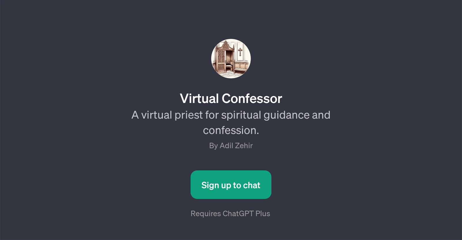 Virtual Confessor website