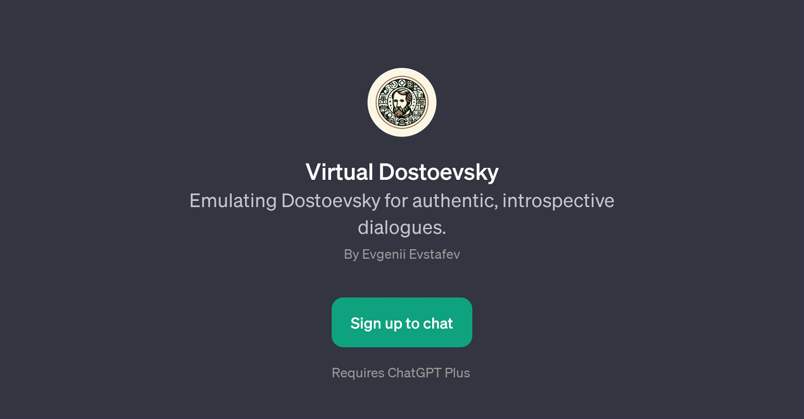 Virtual Dostoevsky website