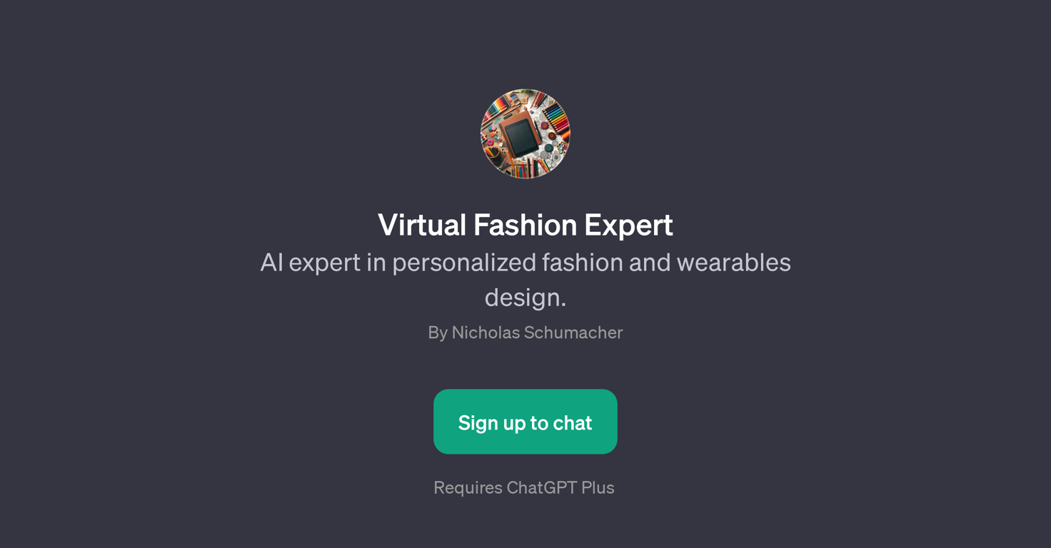 Virtual Fashion Expert website