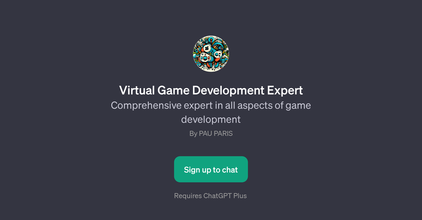 Virtual Game Development Expert website