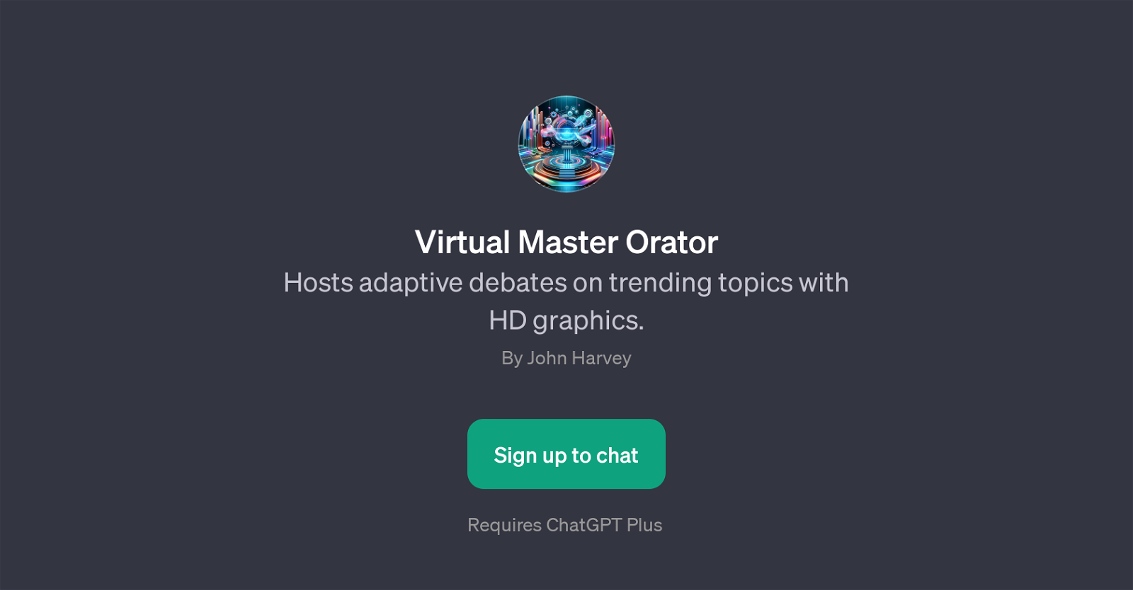 Virtual Master Orator website