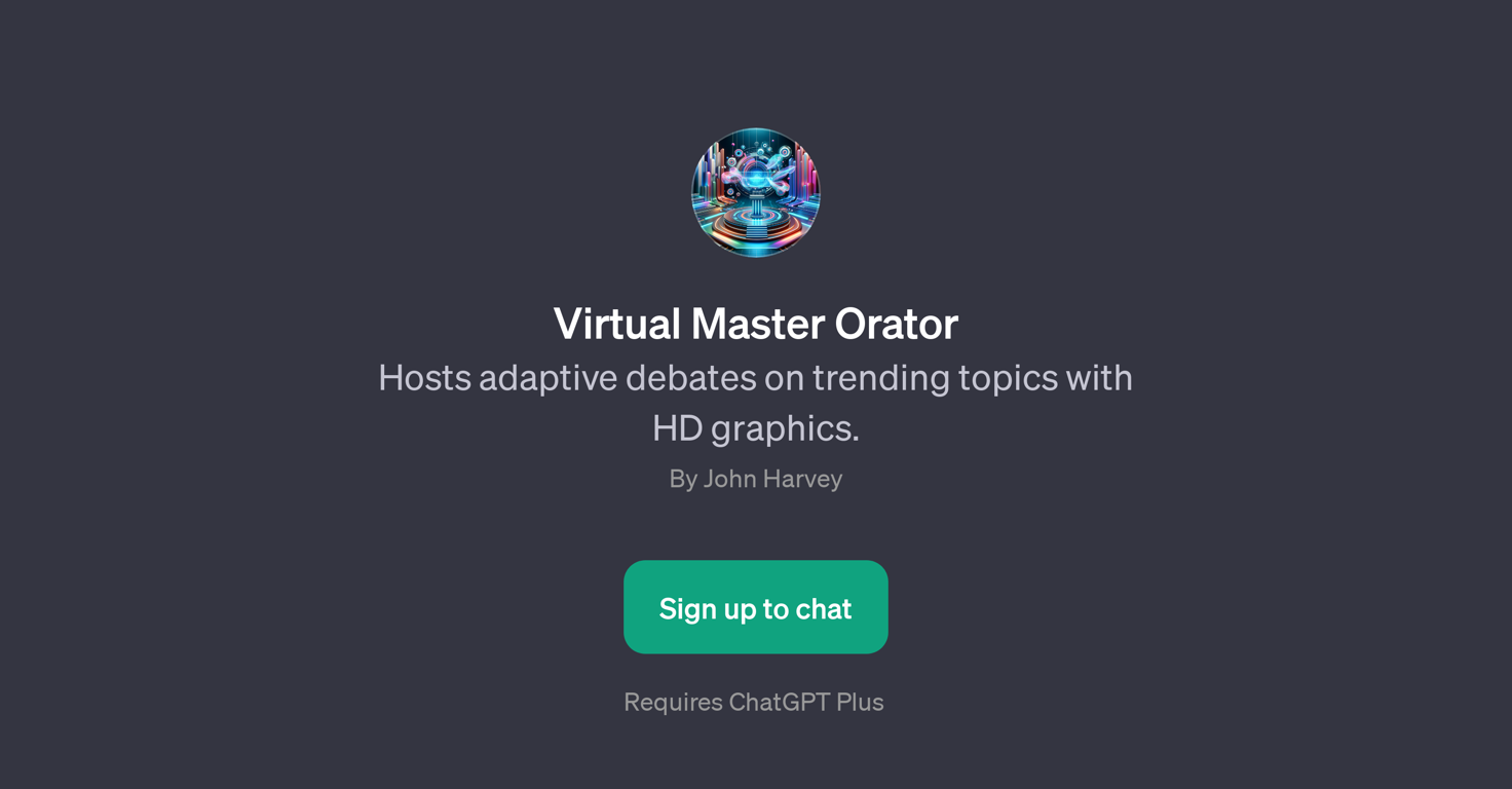 Virtual Master Orator website