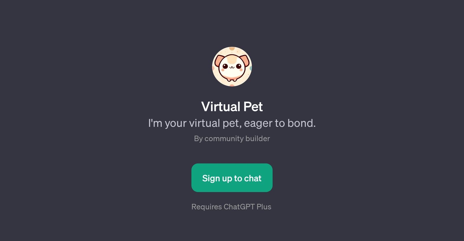 Virtual Pet website