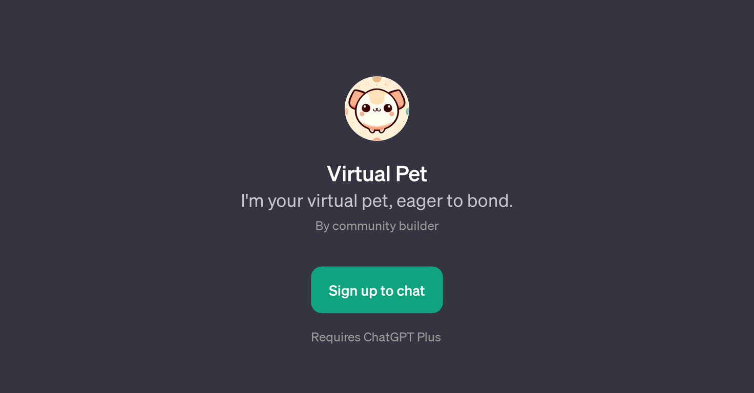 Virtual Pet website