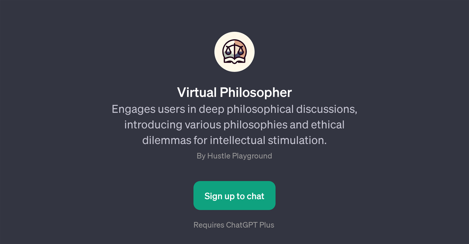 Virtual Philosopher website