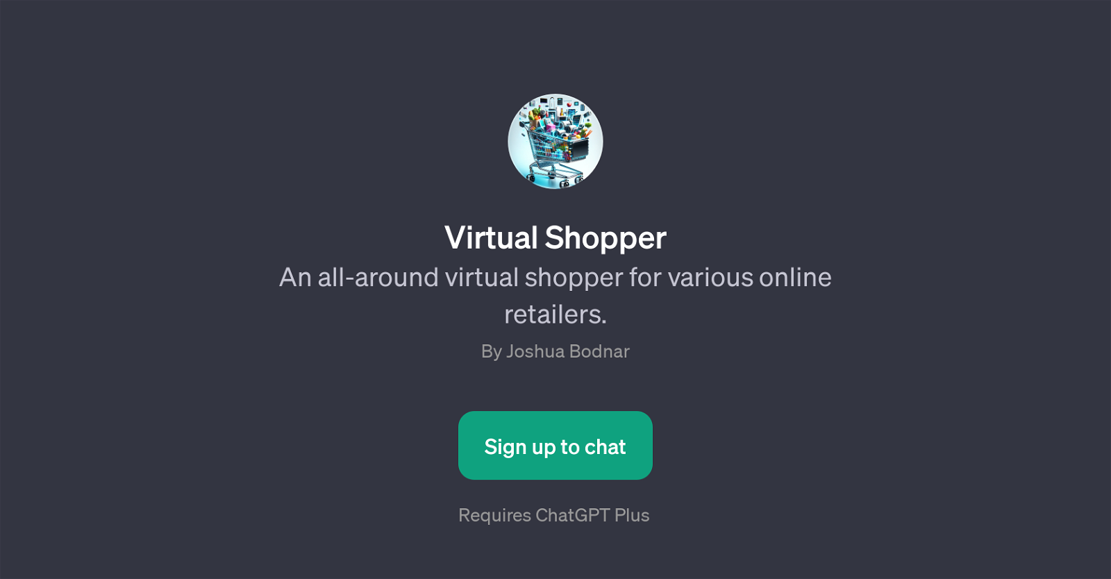 Virtual Shopper website