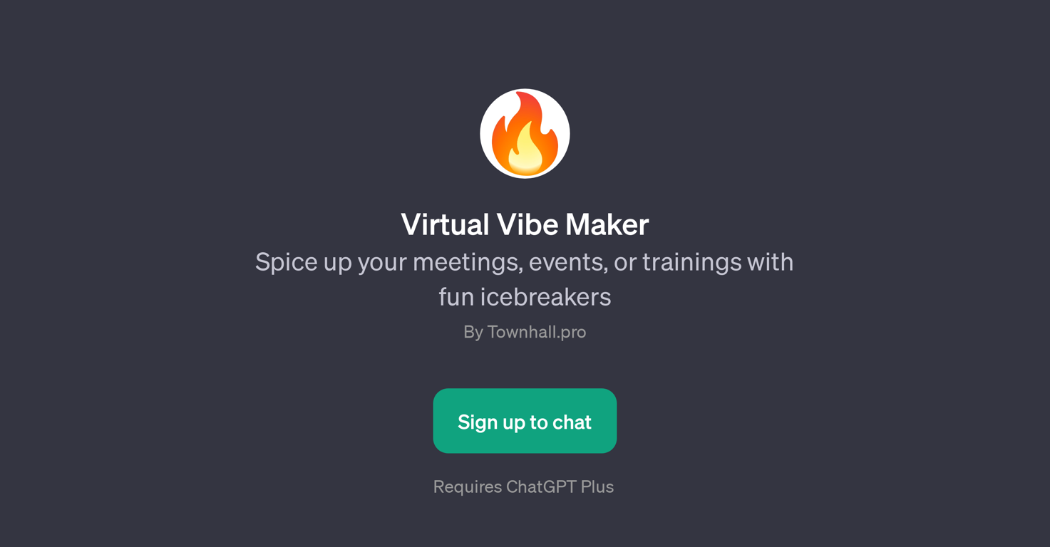 Virtual Vibe Maker website
