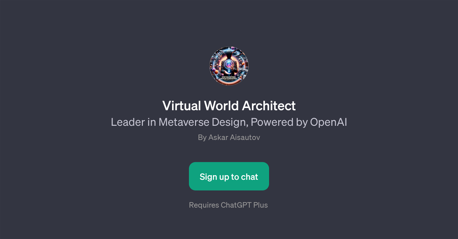 Virtual World Architect website
