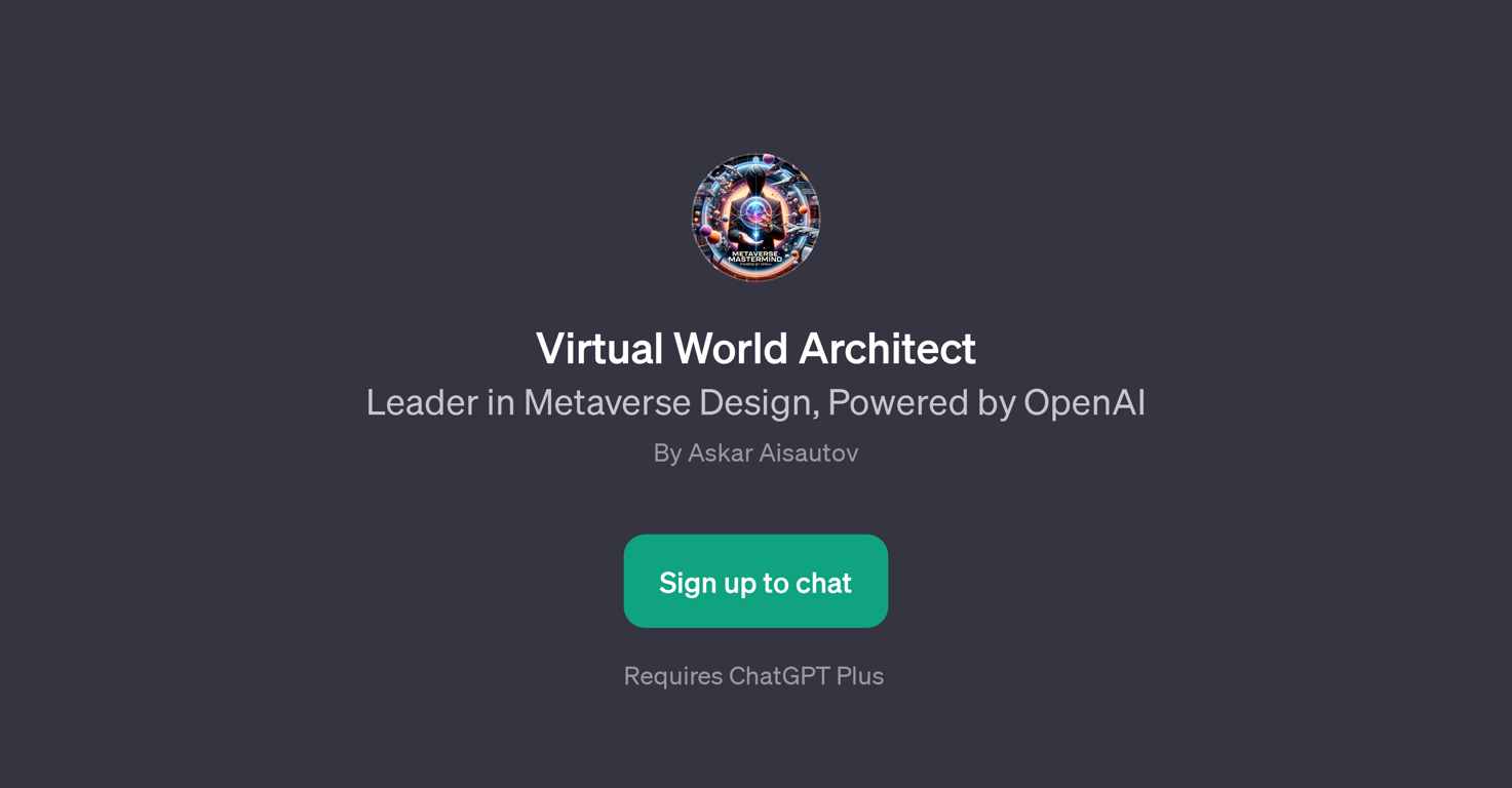 Virtual World Architect website