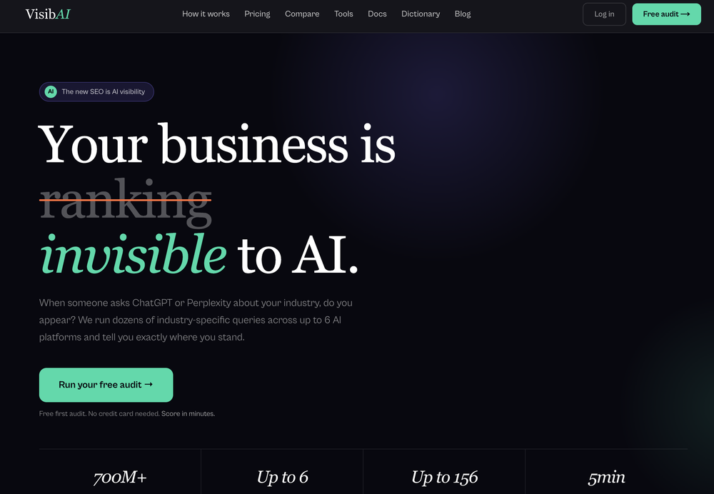 VisibAI website