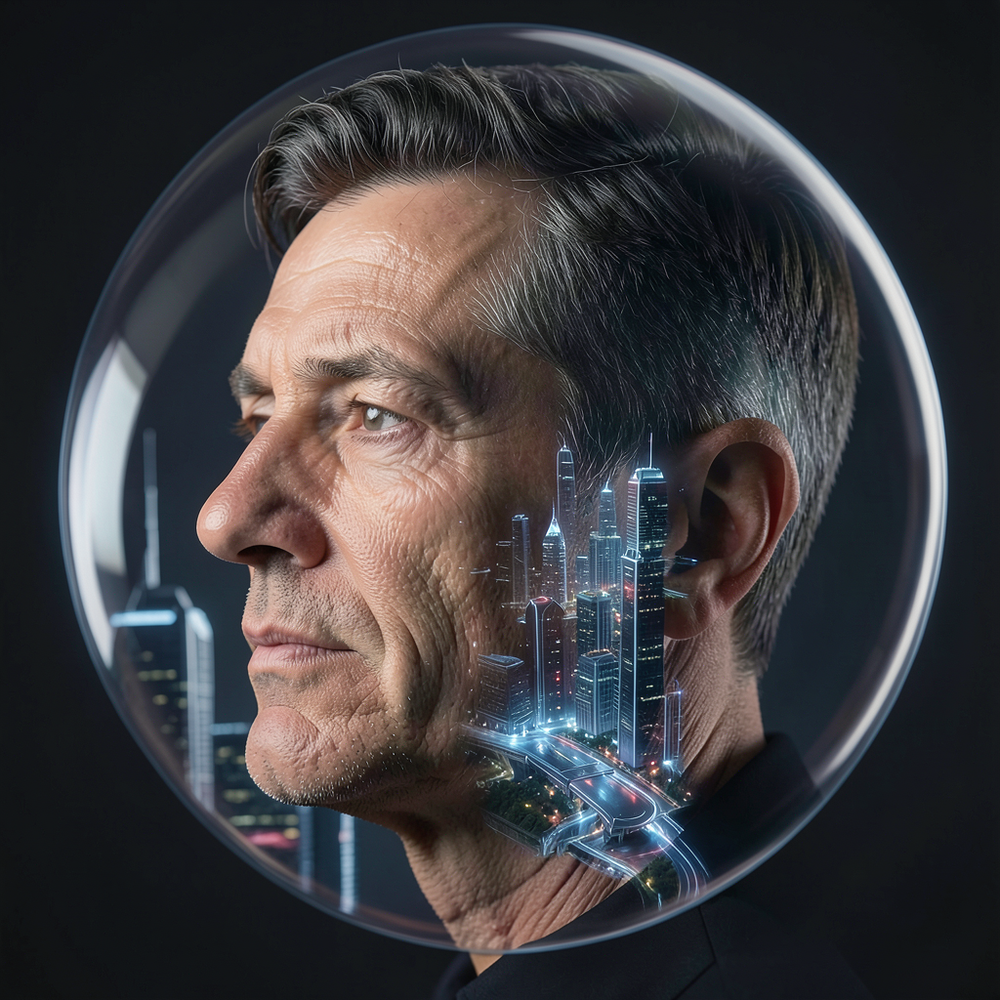 Vision Reflected – Futuristic Profile website