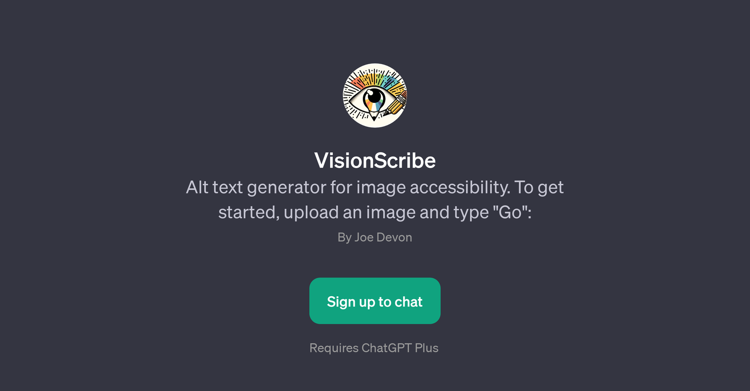 VisionScribe website