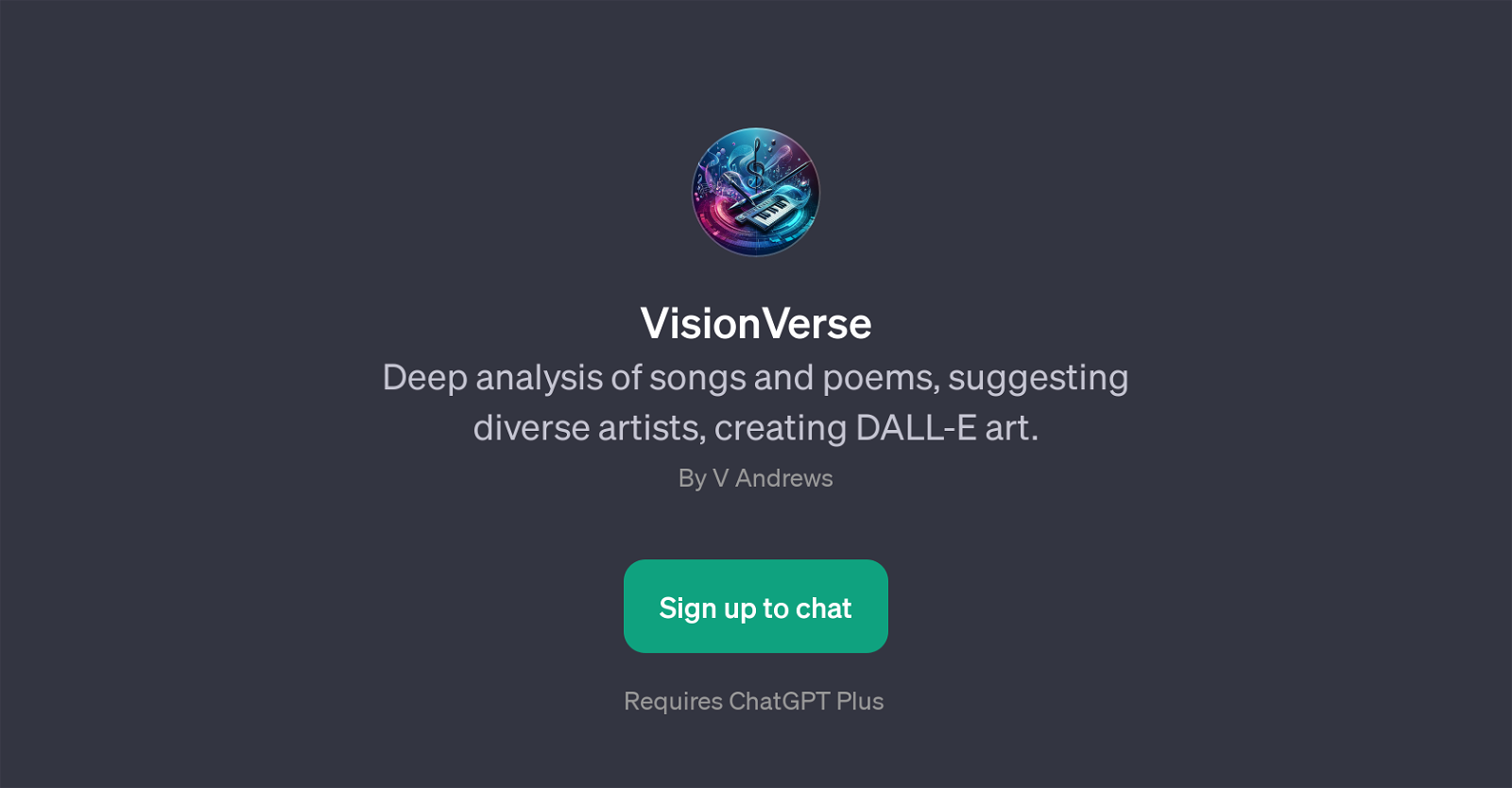VisionVerse website
