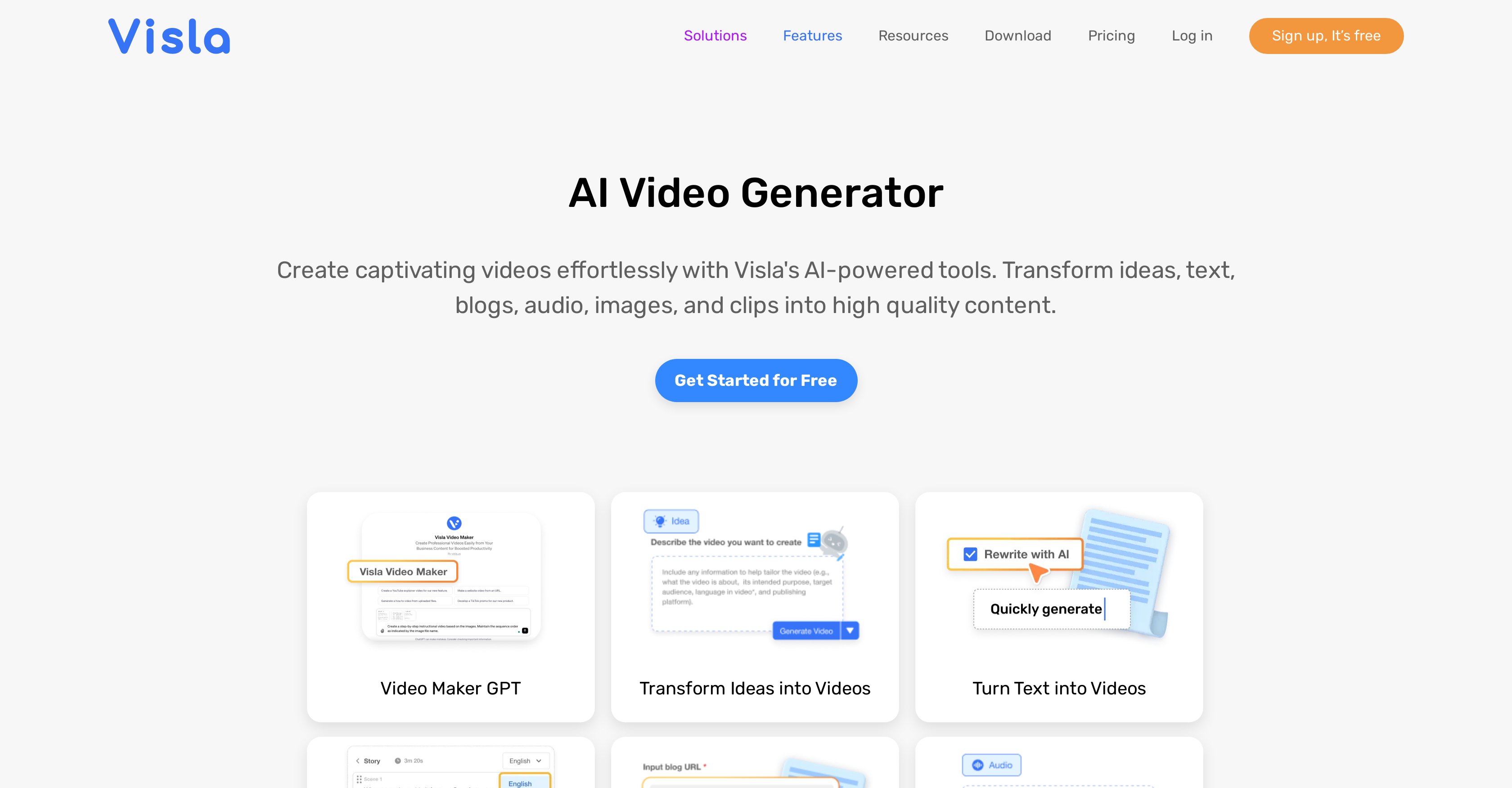 Visla And 33 Other AI Tools For Video generation