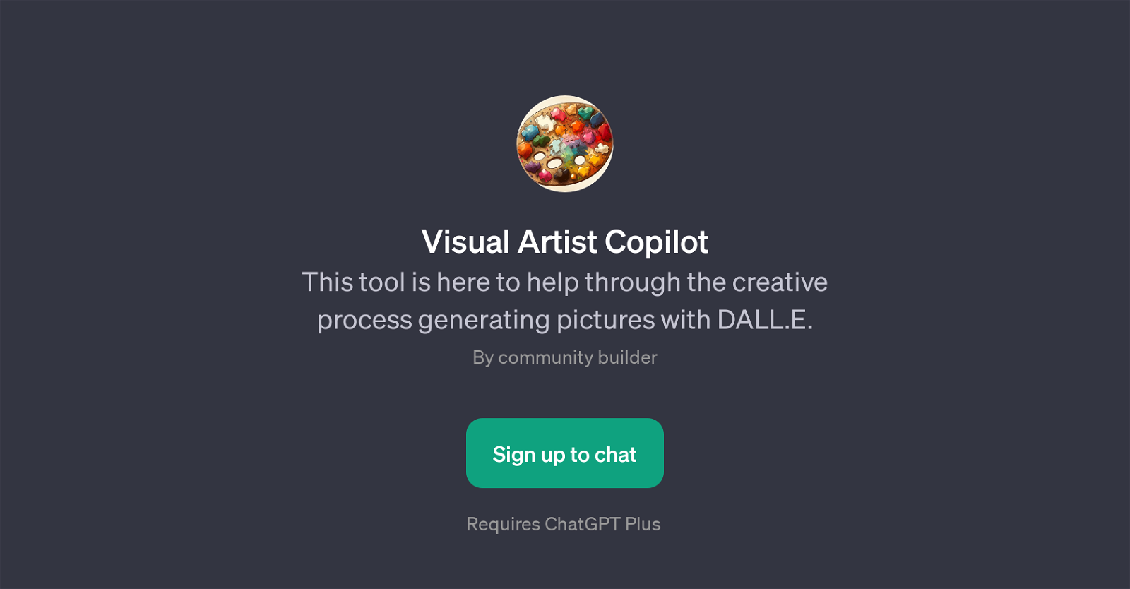 Visual Artist Copilot website